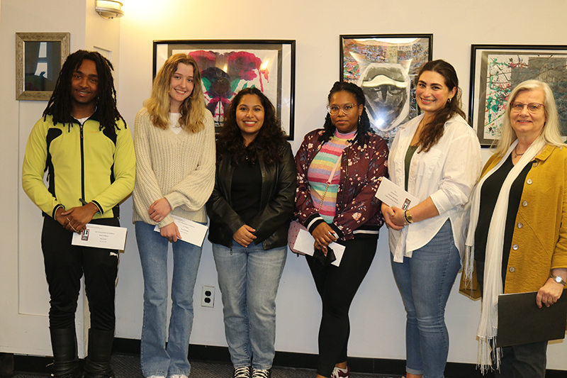 Winner group of the 9th Annual Juried Student Art Exhibition Awards Ceremony