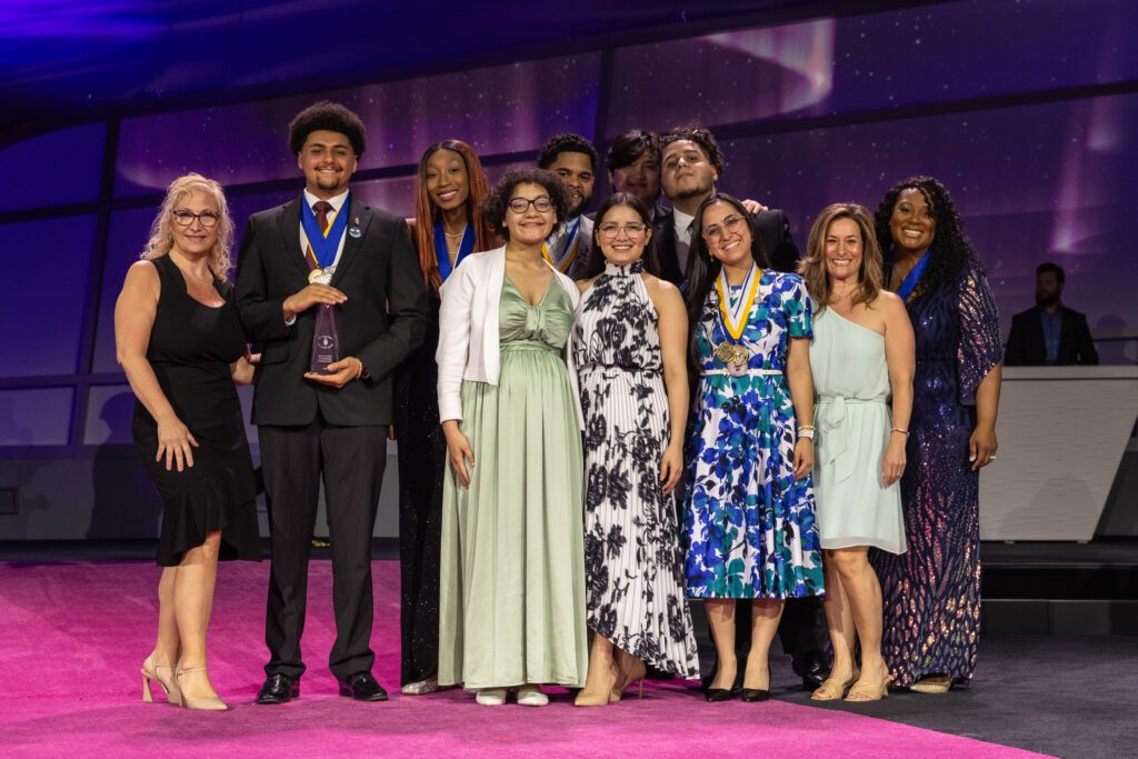 Dawn (far right)  with the PCCC group at Catalyst