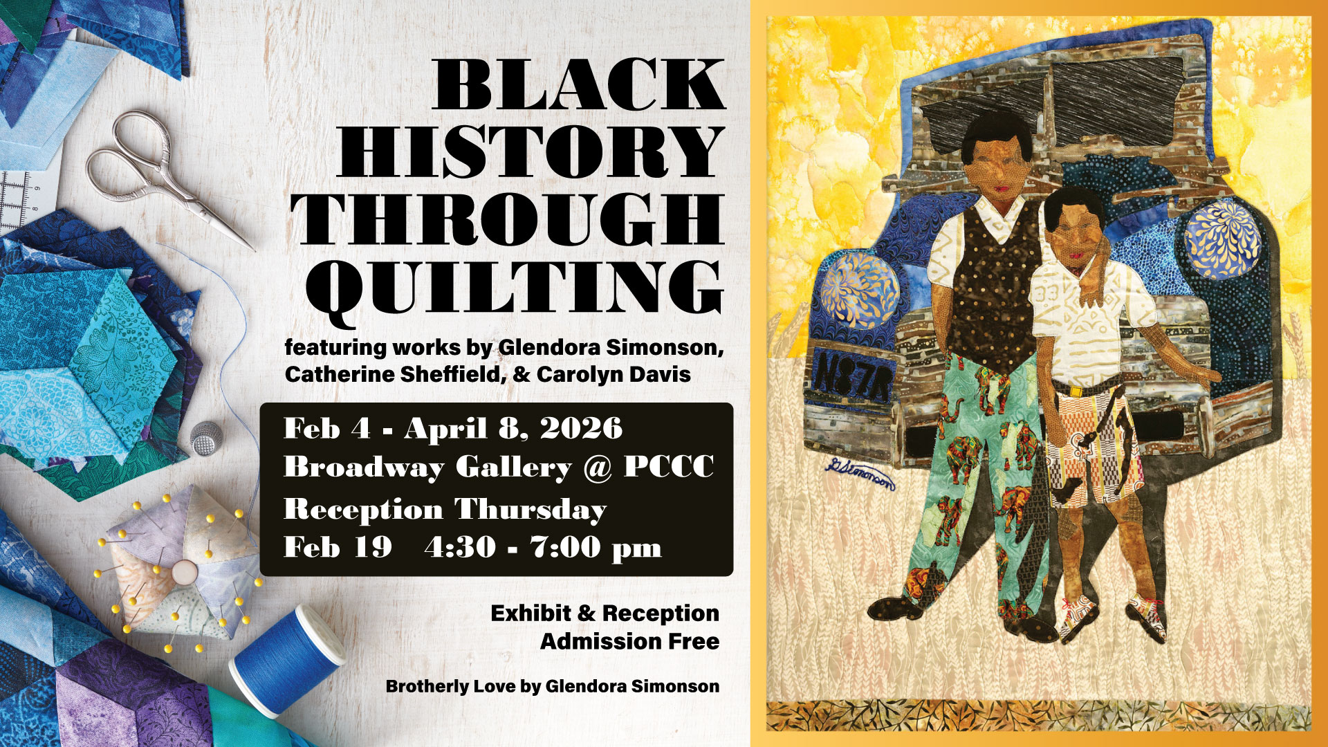 Black History Month flyer (all content exists as text on the site)