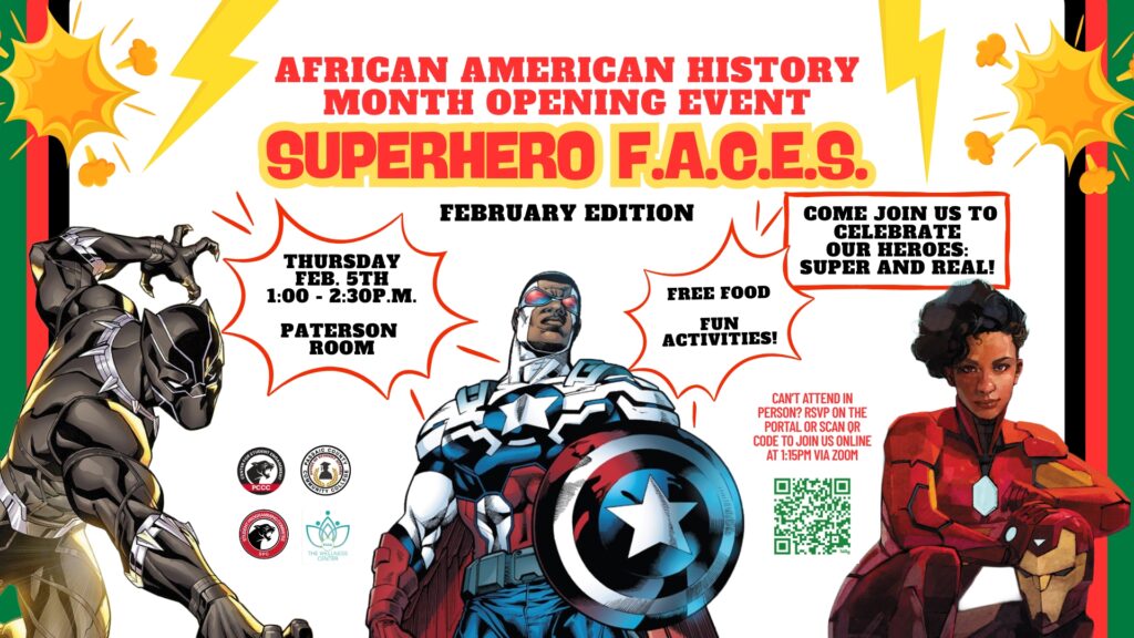 African American History Month Opening Event: Superhero FACES