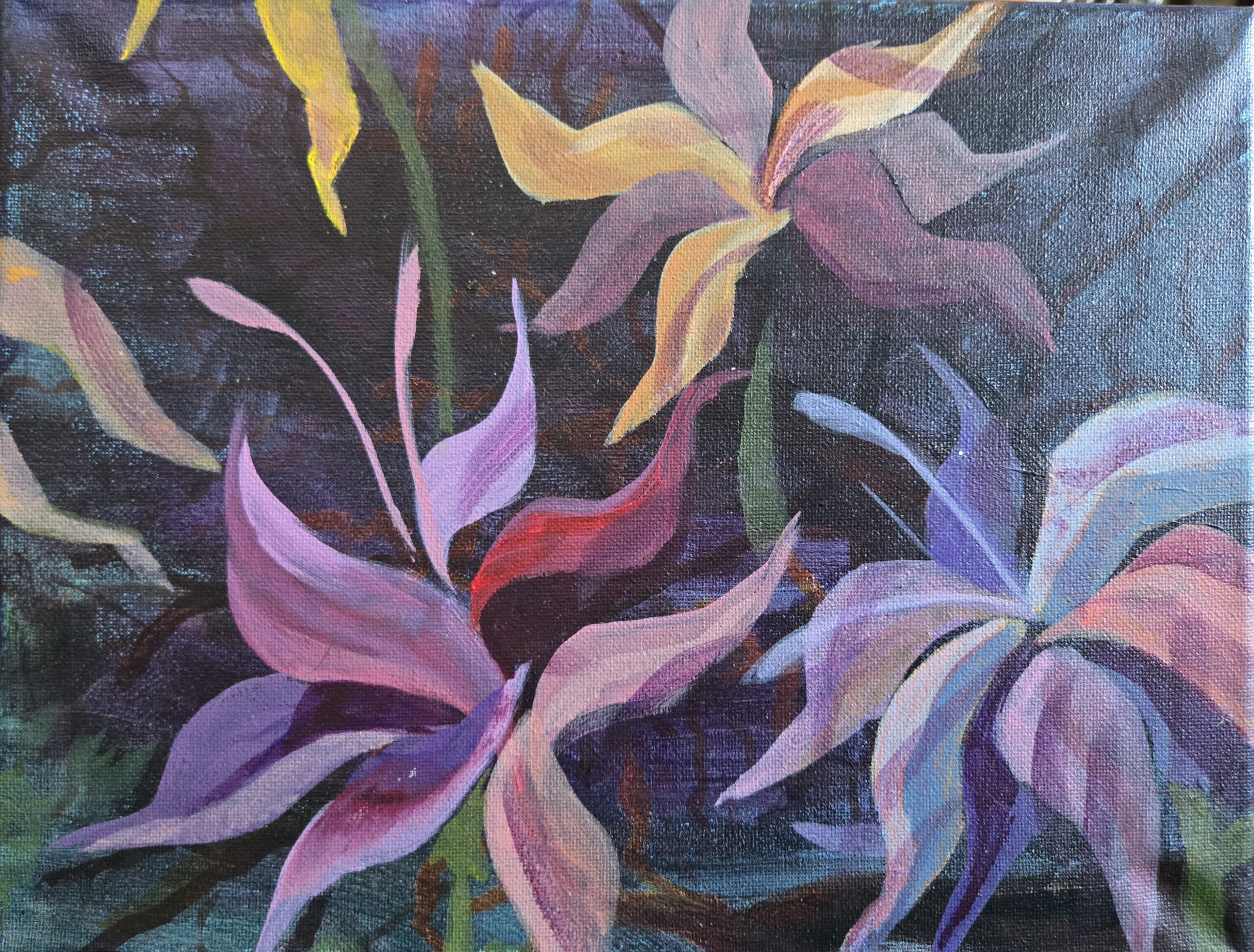 Ari Crosby - Afternoon Stroll - 2026 - acrylic paint on canvas