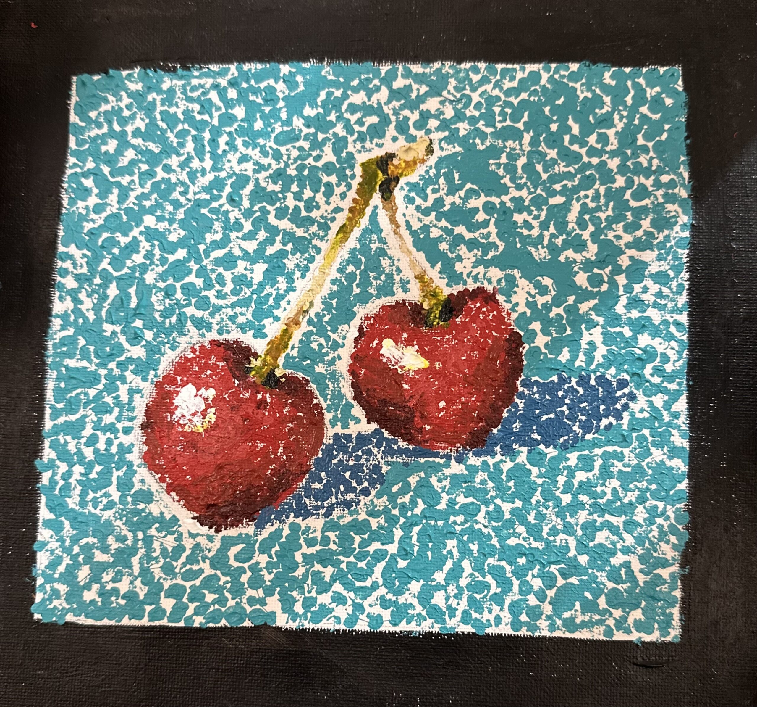 Ariana Contey - Cherry Stipple - 2025 - Acrylic