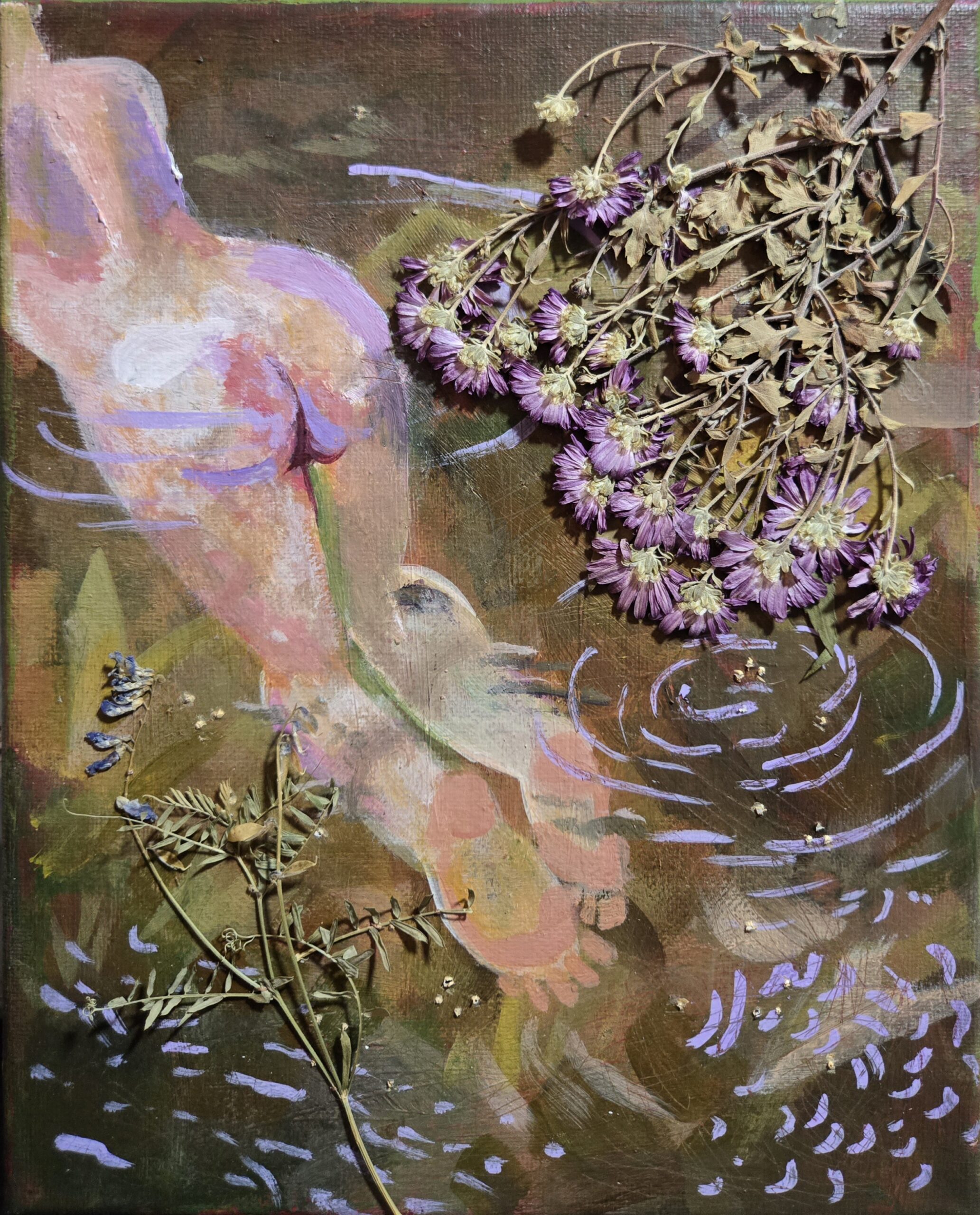 Ari Crosby - Water Retreat - 2025 - acrylic paint